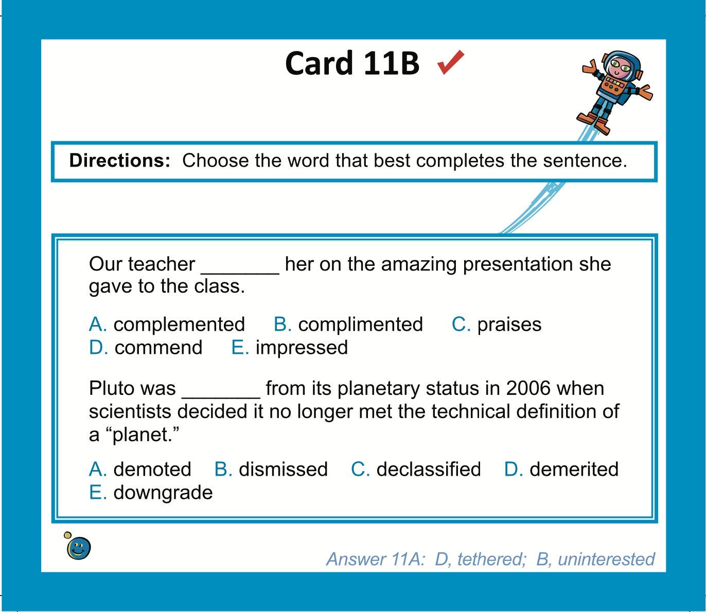 TestingMom.com CogAT Test Prep Flash Cards - Grade 6 (Level 12) - Grade 7 (Level 13/14) - 140+ Practice Questions - Tips for Higher Scores on the 6th