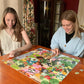 eeBoo: Piece and Love Rooftop Garden 500 Piece Square Adult Jigsaw Puzzle, Jigsaw Puzzle for Adults and Families, Includes Glossy, Sturdy Pieces