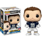 J o e y B o s a [Charge r s Home]: Fun ko P o p ! Football Vinyl Figurine Bundle with 1 Compatible 'ToysDiva' Graphic Protector (075-20166 - B)