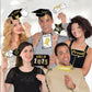 25Pcs Graduation Photo Booth Props Grad Party Favors Supplies