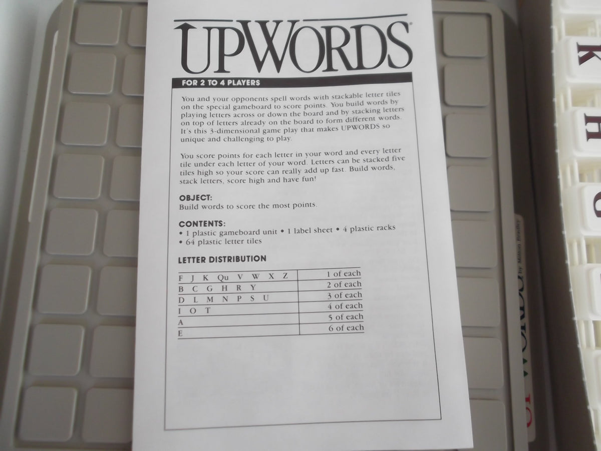 Upwords: A 3-Dimensional Word Game (1988)