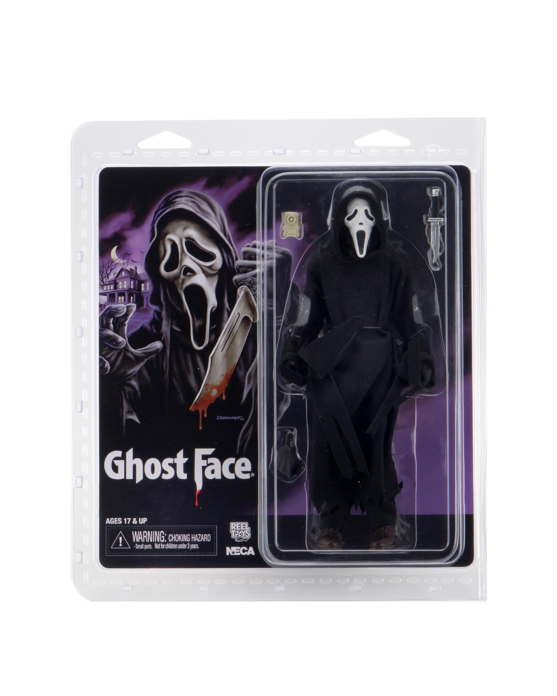 NECA Ghost Face - 8” Clothed Action Figure - Ghost Face