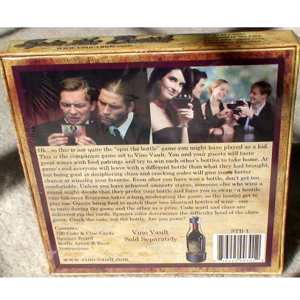 Spin the Bottle, Game set for Vino Vault Wine Cryptex