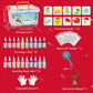 Kiditos Christmas Magic Water Elf Toy Kit, Magic Gel Water Pets with 20 Gels &10 Molds, DIY Squishy Maker Set, Christmas Gifts, Birthday Gifts, Party