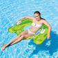 Intex Sit 'N Float Inflatable Lounges Yellow & Green Gift Set Bundle - 2 Pack, 60" X 39", Multicolor