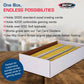 BCW Super Shoe Storage Box - 5 Pack | Cardboard Organizer for Trading, Gaming & Collectible Use | Holds 3,000 Standard or 600 3x4 Toploaders |