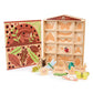 Tender Leaf Toys - The Bug Hotel - 13 Wood Garden Bugs with Shelving Unit and Front Panel - Made for Little Hands - Open-Ended Nature Play - Science