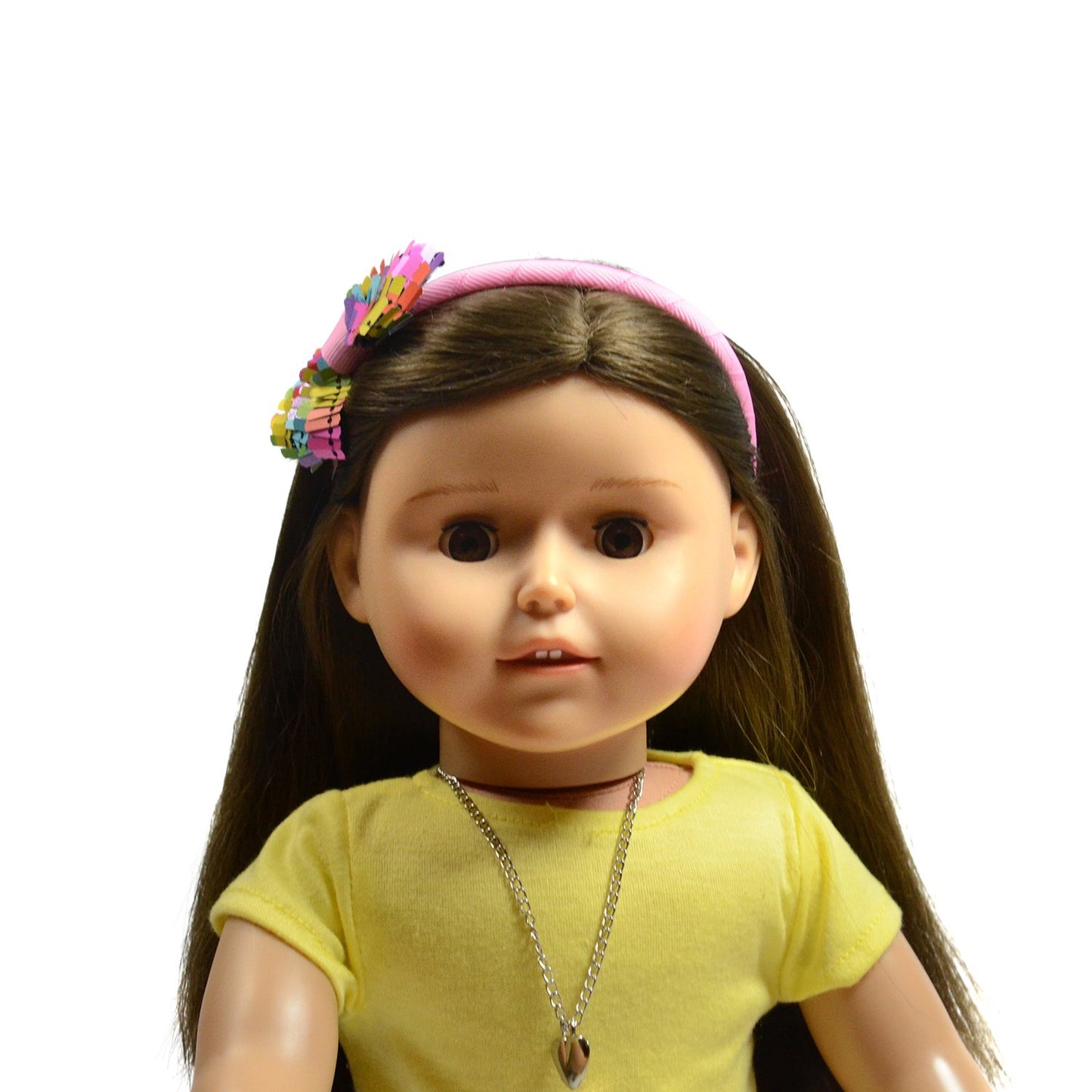 The New York Doll Collection Animal Print Leggings and White Top Fits All 18 inch Dolls