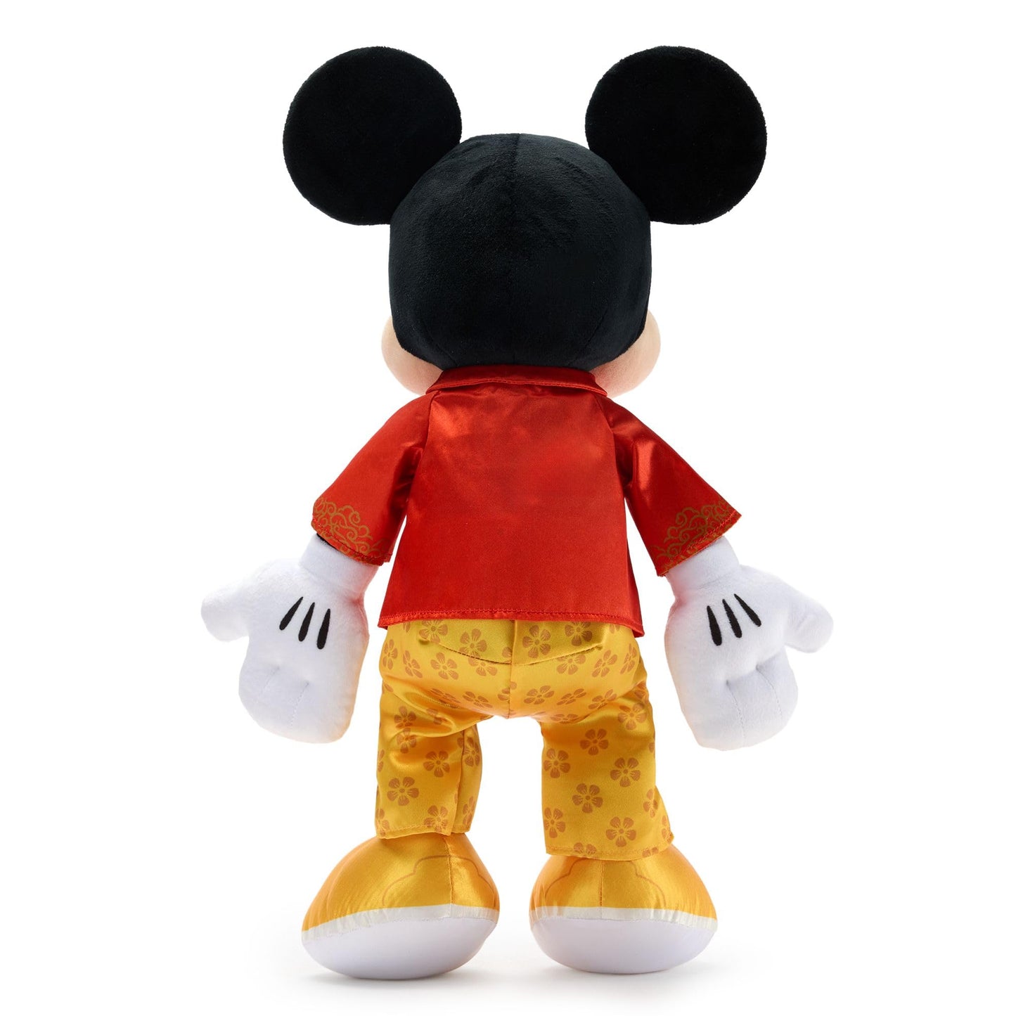 Disney Store Official Mickey Mouse 2026 Lunar New Year Plush - Year of The Fire Horse - Satin Outfit with Embroidered Tunic & Floral Pants - Disney