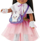 American Girl WellieWishers 14.5-inch Doll Accessories Magical Llamacorn with Shawl, Gloves, and Purse, For Ages 4+