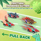 EASYFUN Dinosaur Toys for Kids 3-5 Pull Back Toy Cars 6 Pack Dino Toys for 3 4 5 and Up Boys Girls Dinosaur Games with T-Rex Dinosaur Toy Cars Gift