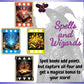 Spells and Wizards Card Game, 2-6 Player Trick Taking Card Game for Family
