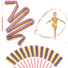 HiUnicorn 12PCS Rainbow Party Favors Dance Ribbons for Kids Circus Carnival Rhythmic Gymnastics Birthday Party Decoration Supplies, Ribbon Baton