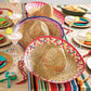 Fun Express Fiesta Sarape Plastic Tablecloth Roll