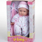 JC Toys La Baby Caucasian Baby Doll Set - 11 Inch Soft Baby Doll | Washable |Removable Pink Outfit w/ Hat & Blanket | For Children 12 Months +