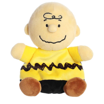 Aurora® Adorable Peanuts® Palm Pals™ Charlie Brown Stuffed Animal - Officially Licensed Toys for All Snoopy Fans - Nostalgic Gift for Adults