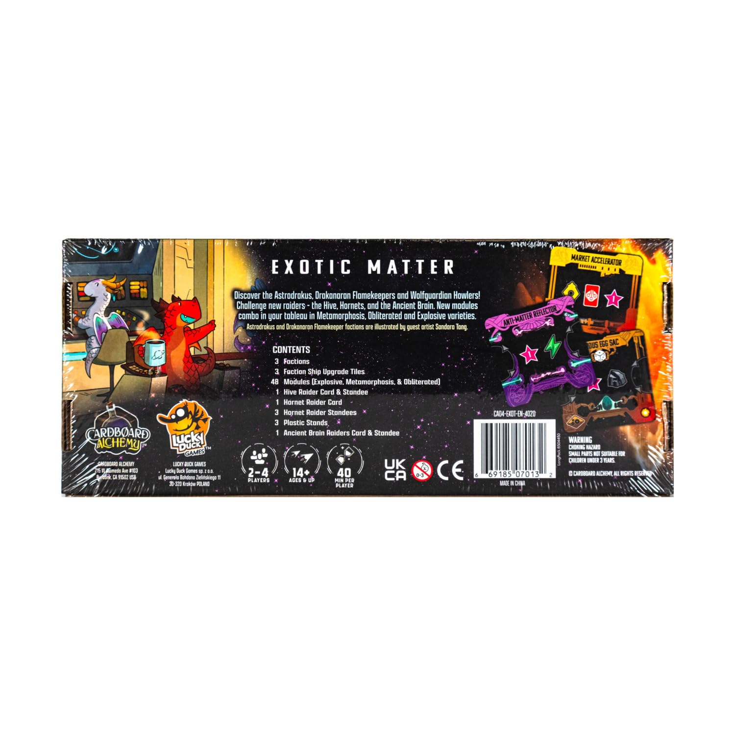 LUCKY DUCK GAMES Andromeda's Edge - Exotic Matter | 1-5 Players, Ages 14+ | Gameplay 40-200 Minutes