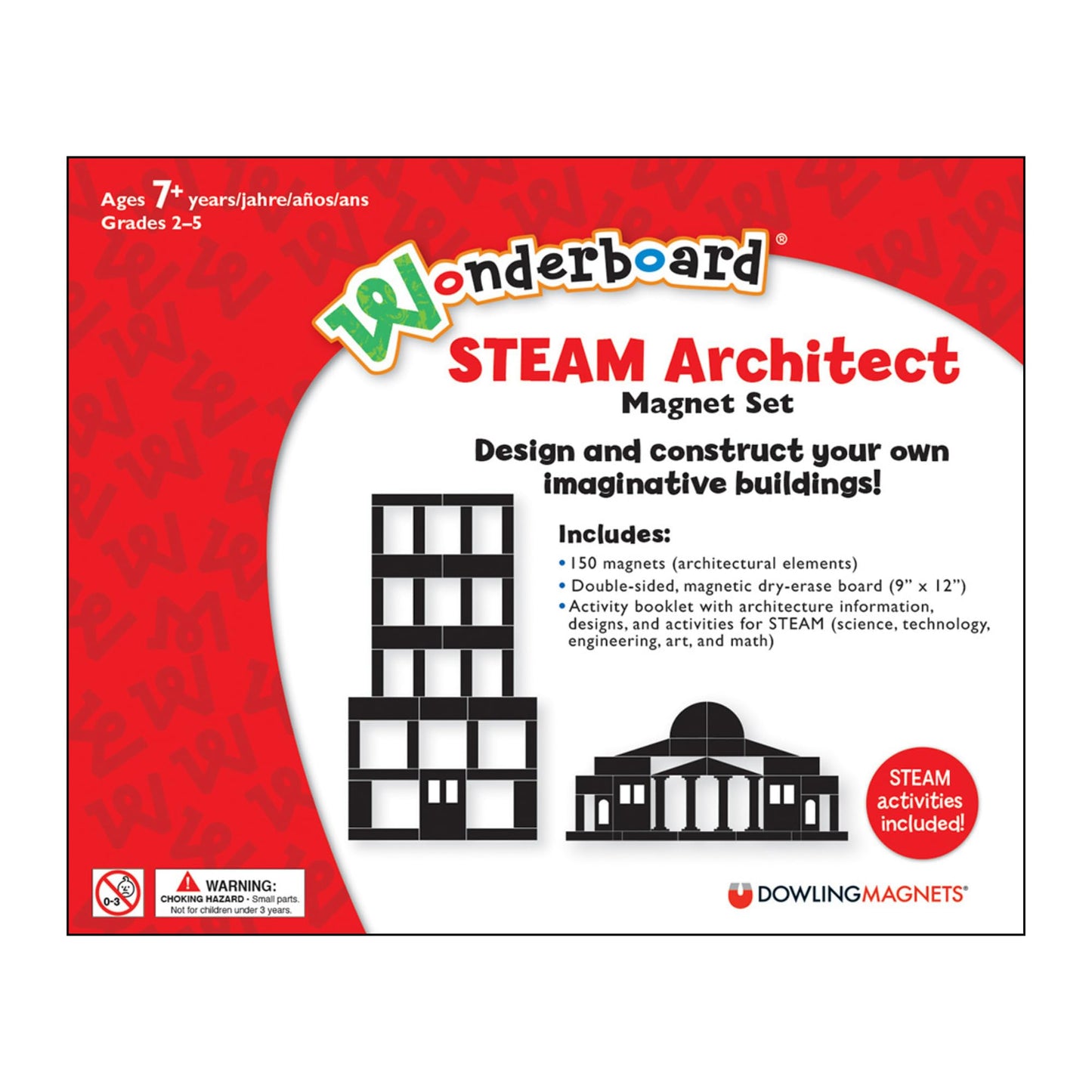 Dowling Magnets Wonderboard STEAM Architect Magnet Set Small