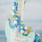 Conlinktion Flower Bouquet Guitar Building Blocks Set, 1125PCS Music Instruments Guitar Bricks Set, Gifts for Adults and Kids (bass)