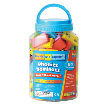 Educational Insights Phonics Dominoes: Blends & Digraphs - First Grade Phonics Games for Kids Ages 6-8, Learn to Read Phonemic Awareness