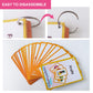 21PCS/Set Fruit Kids Gifts English Flash Cards Pocket Card Educational Learning Baby Toys for Children Pre-Kindergarten