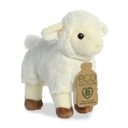Aurora Eco Nation 8" Lamb Responsibly Made Stuffed Animal