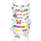 Make It Real: Rainbows & Pearls DIY Jewelry - Make 8 Fashionable Bracelets Using Awesome Rainbow Themed Charms & Beads, 598 Pieces Included, Kids Ages
