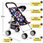 fash n kolor, My First Baby Doll Stroller with Flower Design with Basket in The Bottom- 2 Free Magic Bottles Included