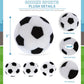 DolliBu Sport Plush Ball - Small Stuffed Sports Balls for Kids, Cute Squishy Soft Ball Toys for Throwing, Playing Catch, Playtime Plush Balls