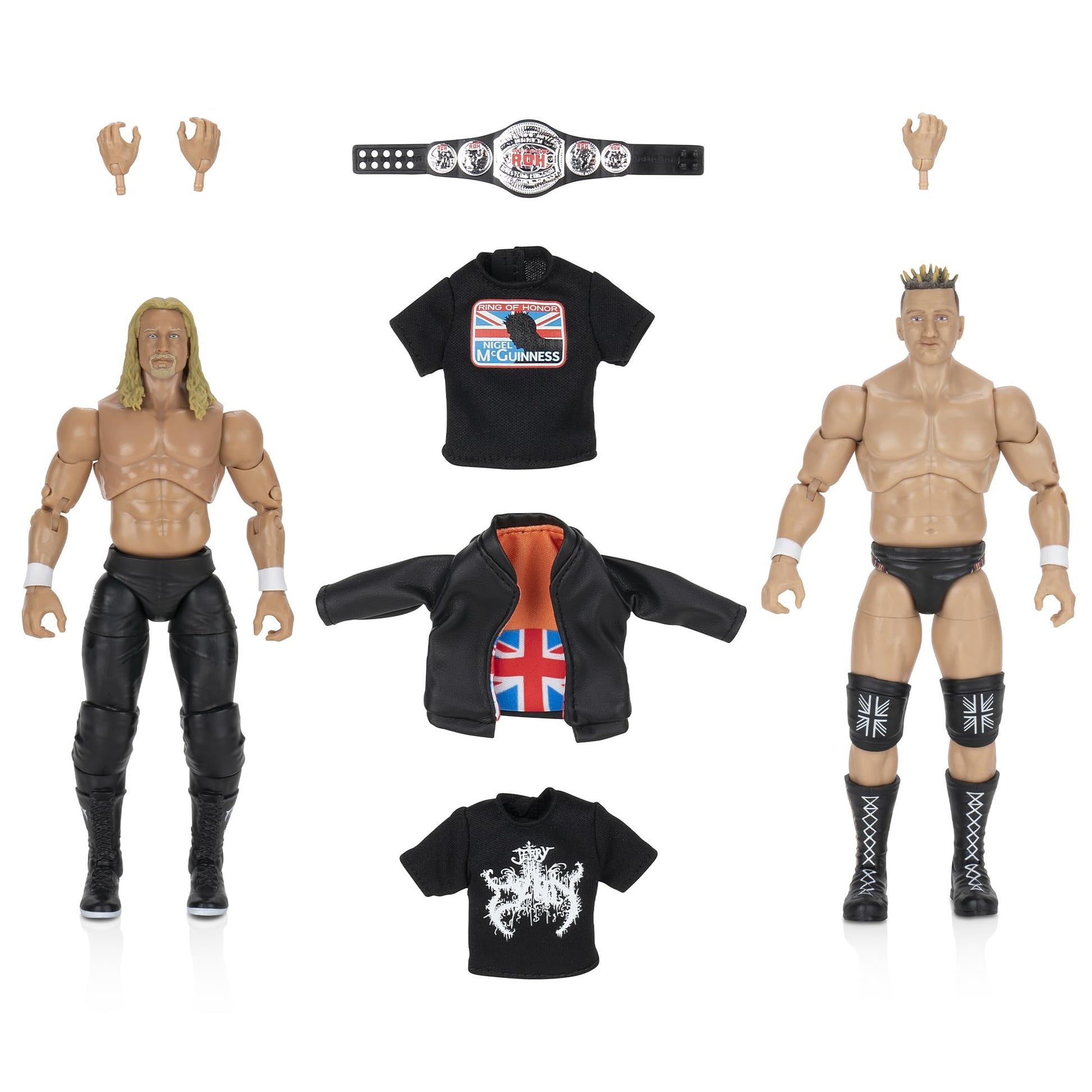 AEW Nigel McGuinness & Jerry Lynn (1 of 4000) 2-Pack - Ring of Honor Vault Exclusive (AEW0622)