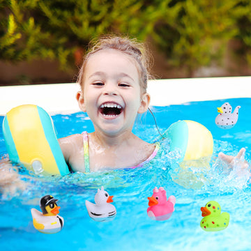 25 Pack Rubber Ducks,Assorted Rubber Duckies for Kids,2 Inch Assortment Rubber Duck,Multicolor Mini Duck Float Tiny Ducks,Rubber Duck Bath Toys