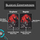 Realm Guard 100ct Matte TCG/MTG Art Card Sleeves (Red/Black Necromancer)