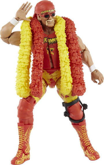 WWE Elite Collection Action Figure Hulk Hogan 6-inch Posable Collectible for WWE Fans Ages 8 Years Old & Up