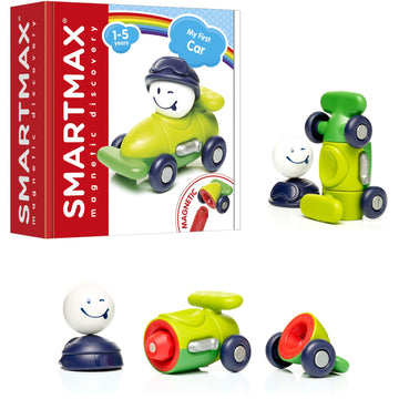 SmartMax My First Car Magnetic STEM Building Toy for Toddlers Ages 1-5