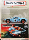 Matchbox Globe Travelers Blue Ford GT40 65TH Anniversary
