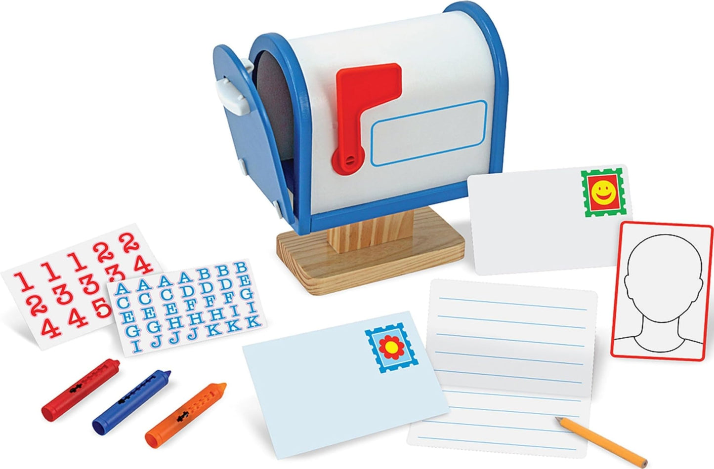 Melissa & Doug My Own Wooden Mailbox Activity Set and Educational Toy
