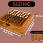BSIRI Wooden Reversi Othello Board Game Classic Strategy Games of Family for Adults and Senior Wood Black and White Pieces and Great Gifting
