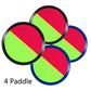 Aneco Paddle Catch Ball and Toss Game Set Disc Toss and Catch Paddle Game with 1 Storage Bag, 4 Paddles and 6 Balls (2 Big Balls and 4 Small Balls)
