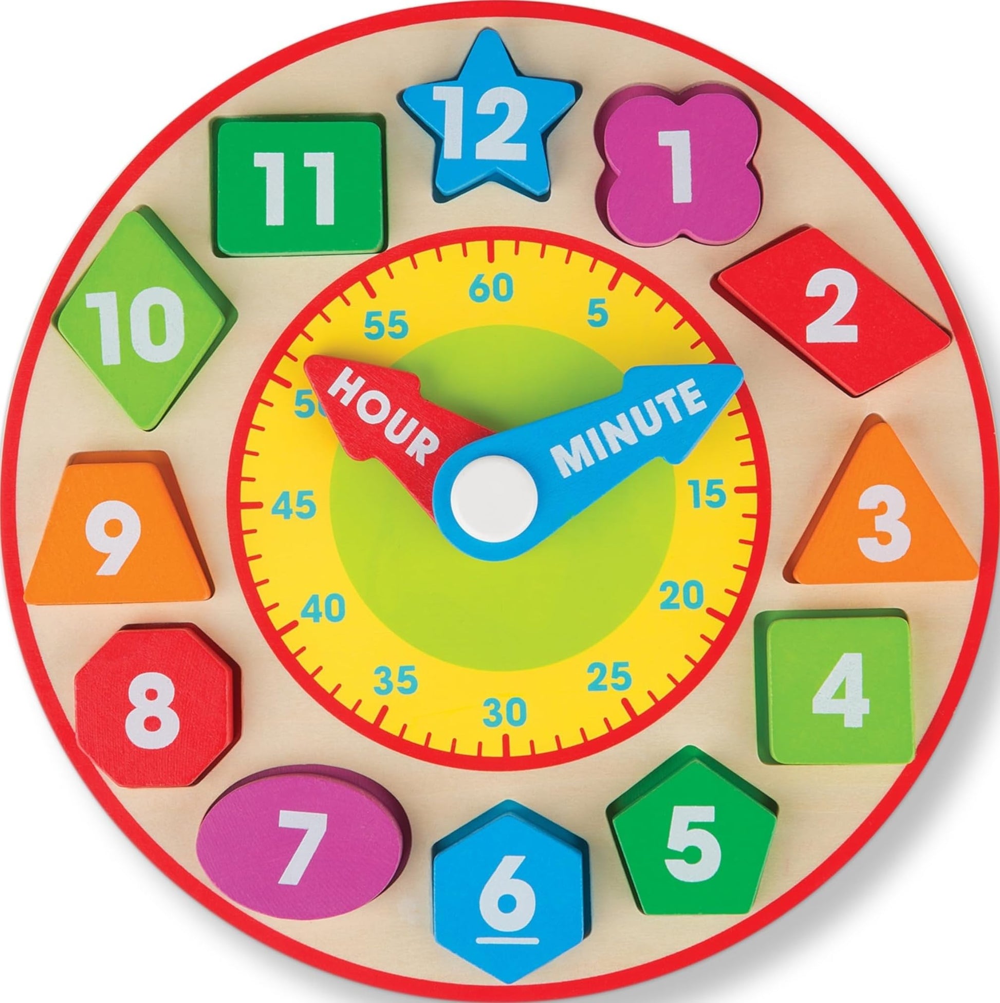 Melissa & Doug Shape Sorting Clock, 1 EA