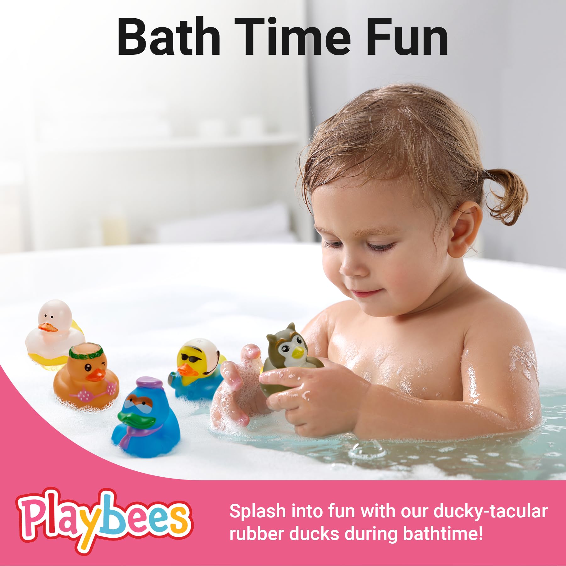 Assorted Rubber Ducks in Bulk Mini Rubber Duckies for Kids Baby Bath Shower Toys Funny Jeep Ducks for Jeep Ducking, Cruise Ship, Birthday Gifts
