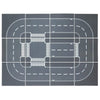 Homikidy Road Base Plates for City Street Building Block, 12 Street Plates, 10"x10" Road Baseplates