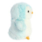 Aurora® Playful Pompom Penguin™ Brights Stuffed Animal - Vibrant Companions for Warm Cuddles - Perfect for Adults, Kids, and Birthdays - Blue 6 Inches