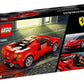 LEGO Speed Champions 76895 Ferrari F8 Tributo Toy Cars for Kids, Building Kit Featuring Minifigure (275 Pieces)