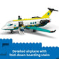 LEGO City Emergency Air Ambulance Airplane Building Toy for Kids - Pretend Play Rescue Airplane Model for Boys & Girls, Ages 6+ - Building Blocks