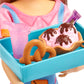 Barbie First Jobs Skipper Set with Doll Model, Snack Bar with Counter, Ice Cream Cup with Colour Change and 8 Accessories, Children's Toy, Ages 3