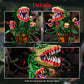 Audrey II 2 Piranha Plants Botanicals Building Blocks Set Compatible with Lego, Horrors Toy Kit Flowers Shop Decor and Gift for TV Film Fans Families
