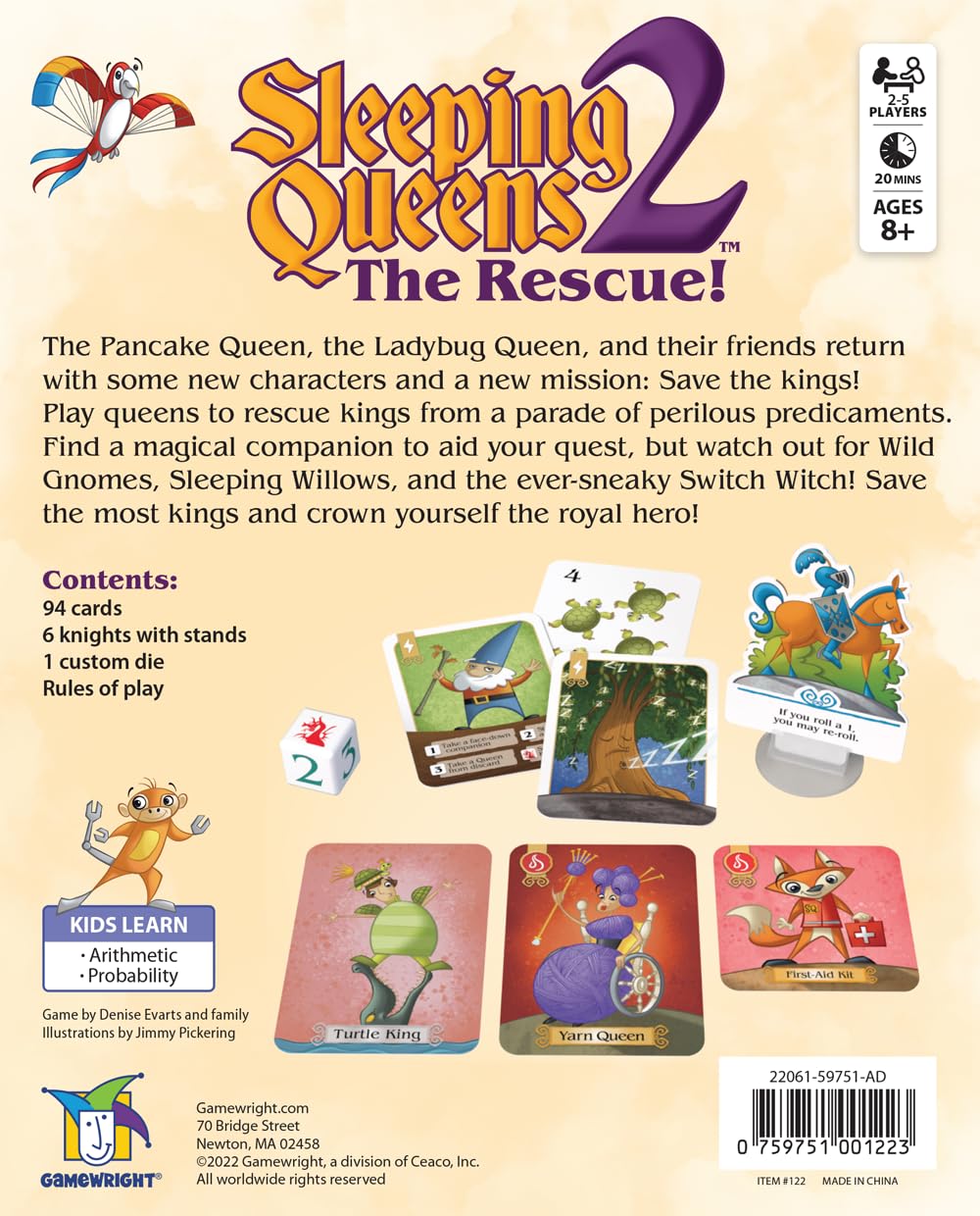 Gamewright Sleeping Queens 2 - The Rescue!