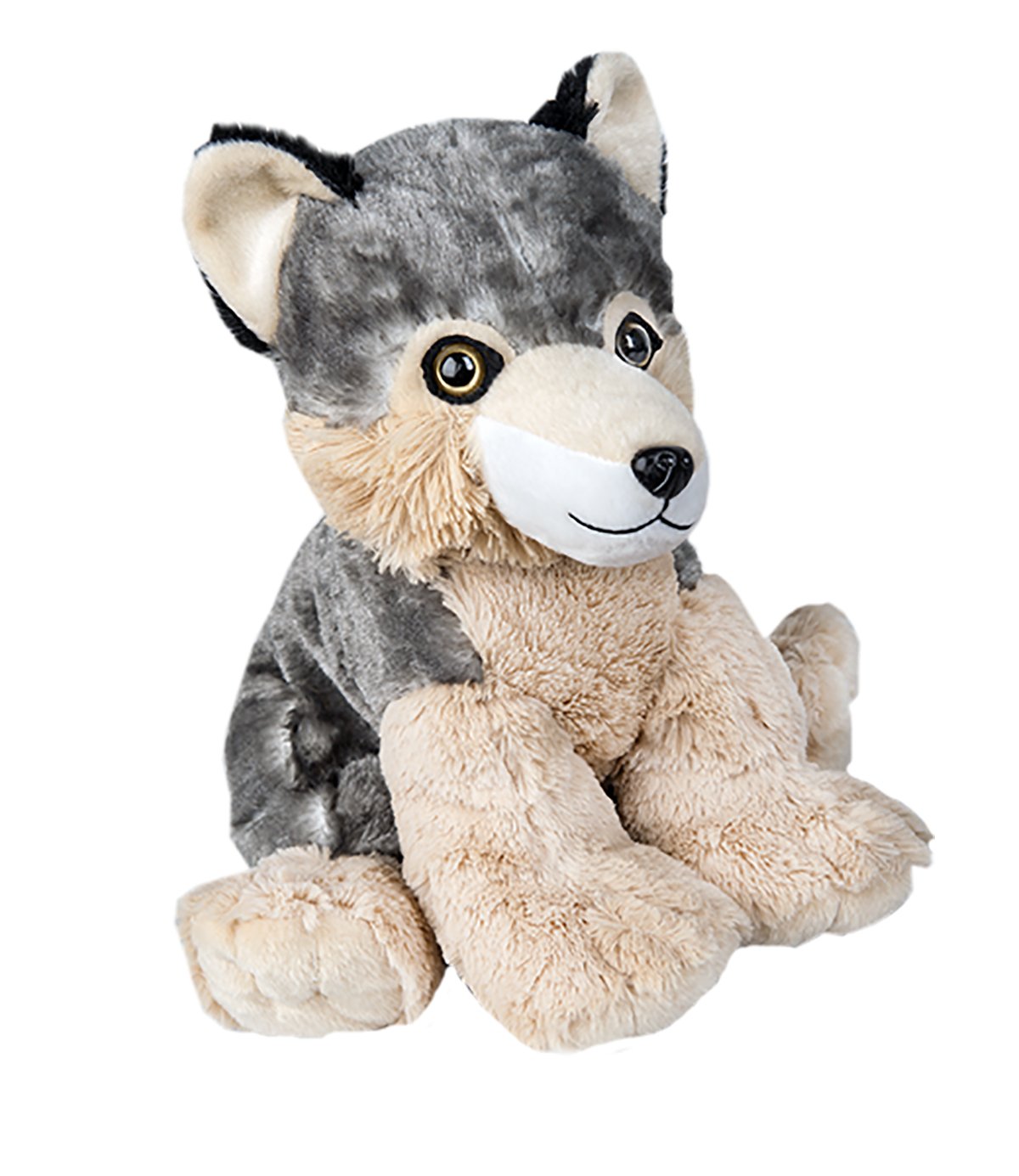 Stuffems Toy Shop Make Your Own Stuffed Animal Mini 8 Inch Timber the Wolf Kit - No Sewing Required!