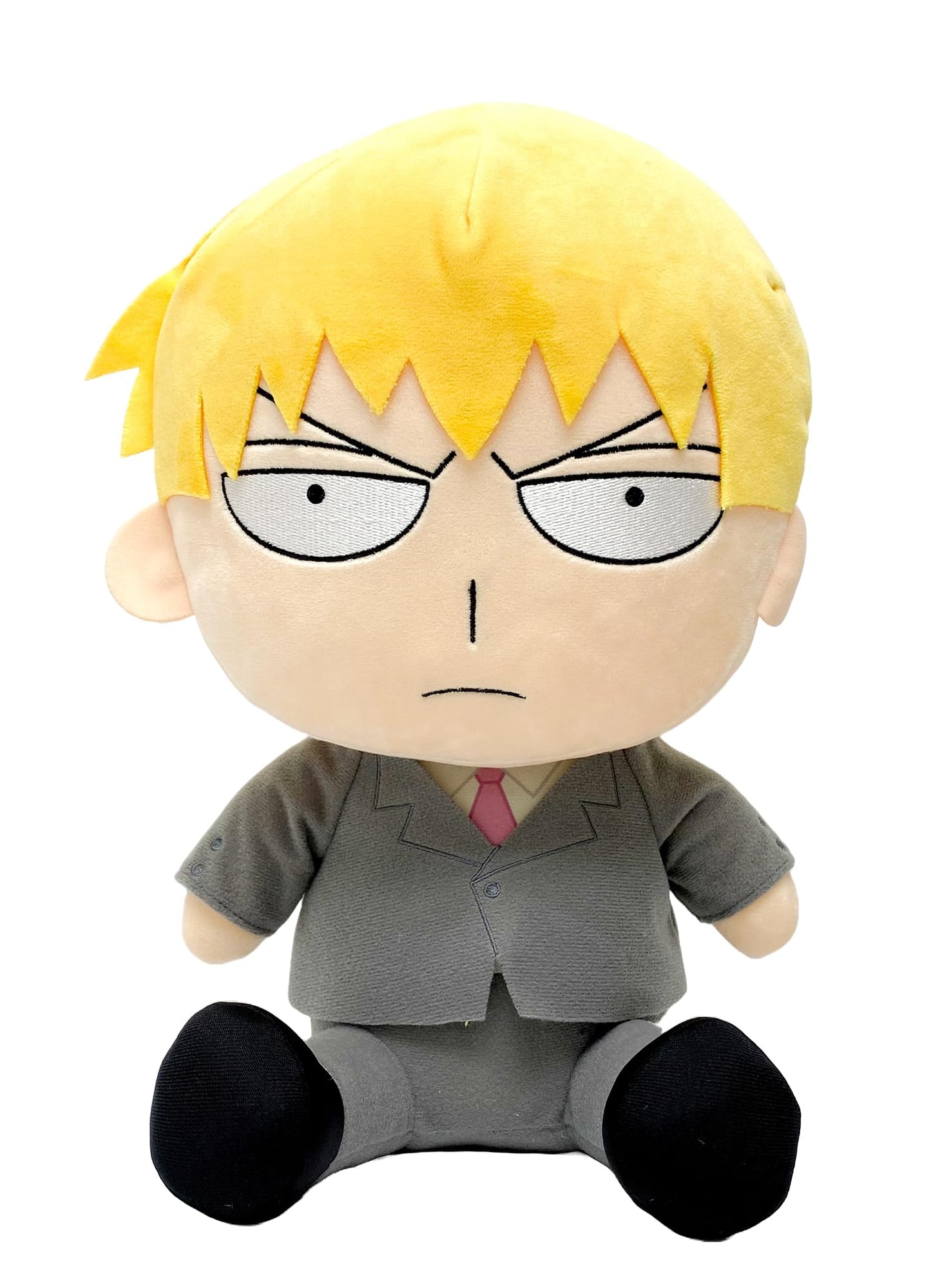 Great Eastern Entertainment Mob Psycho 100 S2 - Arataka Reigen Sitting Pose Plush 12" H