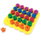 Learning Resources Stacking Shapes Pegboard, Toddler Activity,Fine Motor Toy, Gifts for Boys and Girls, 27 Piece Set, Ages 2+